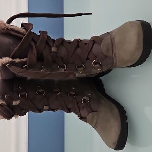 Timberland Lace Up Women's Brown Winter Boots